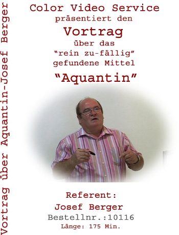 DVD Josef Berger - Aquantin